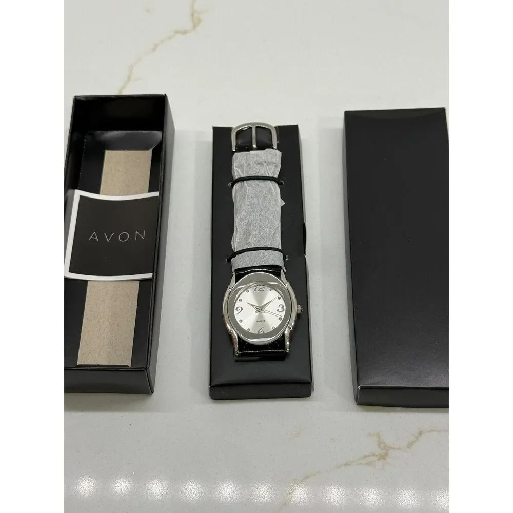 Avon Women's Spectacular Shine Black Watch NIB